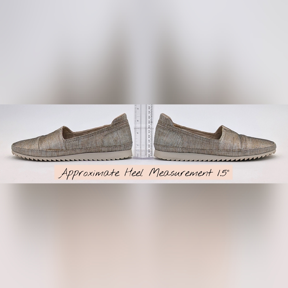 Vaneli Veve Neutral Camel Raffia Upper Beige Sz8M Women Textured Loafers - Picture 15 of 17